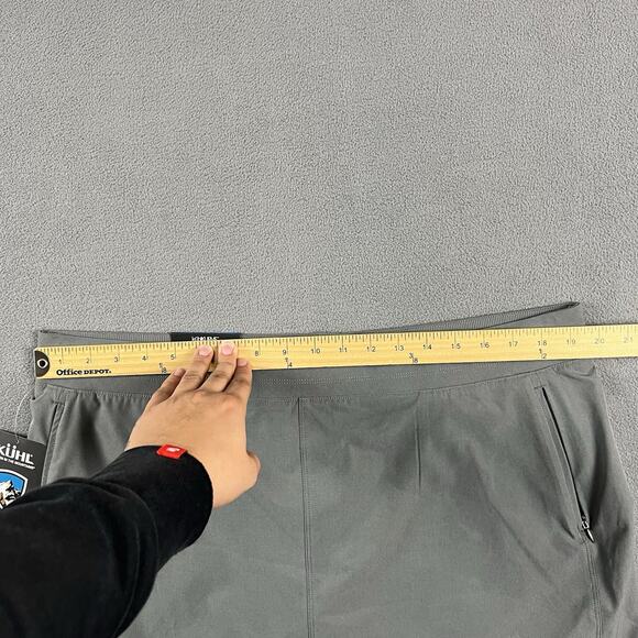 Kuhl Skort Womens XL Gray Freeflex Stretch Lightweight Outdoor Hiking - Picture 6 of 6